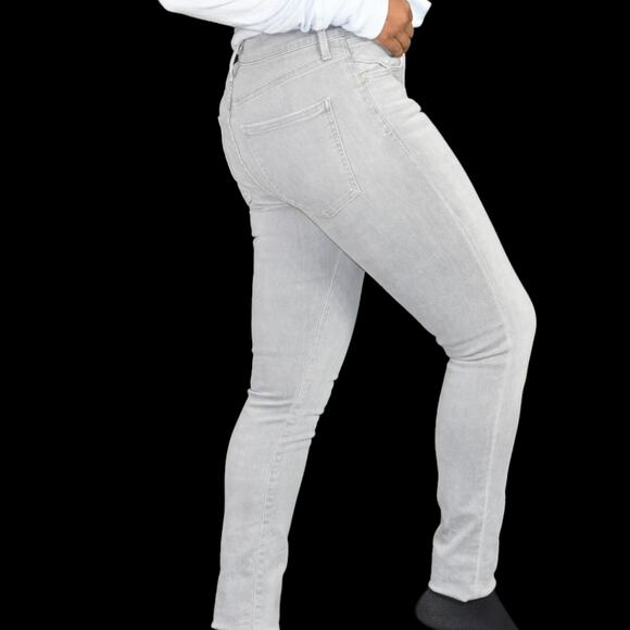 Agolde Sophie Jean Grey Light Fame Skinny Slim High Waist Cotton Stretch Size 26 - Picture 10 of 16